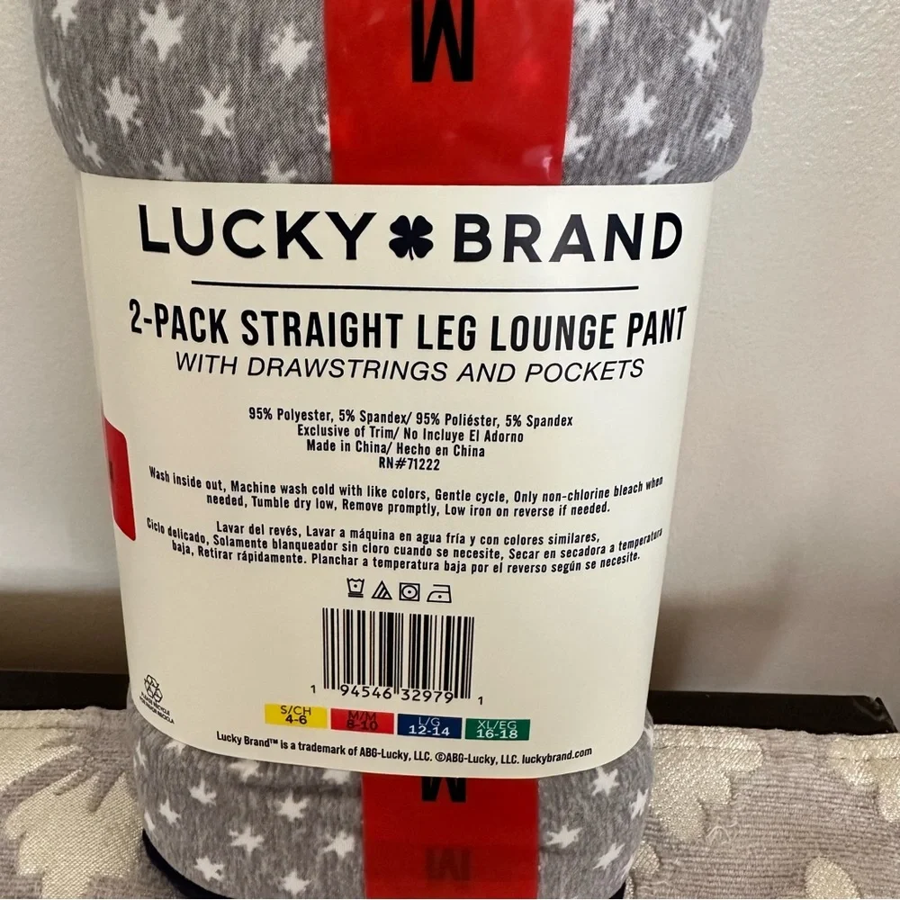 Women’s Lucky Brand Lounge PJ Pants 2-pack NWT